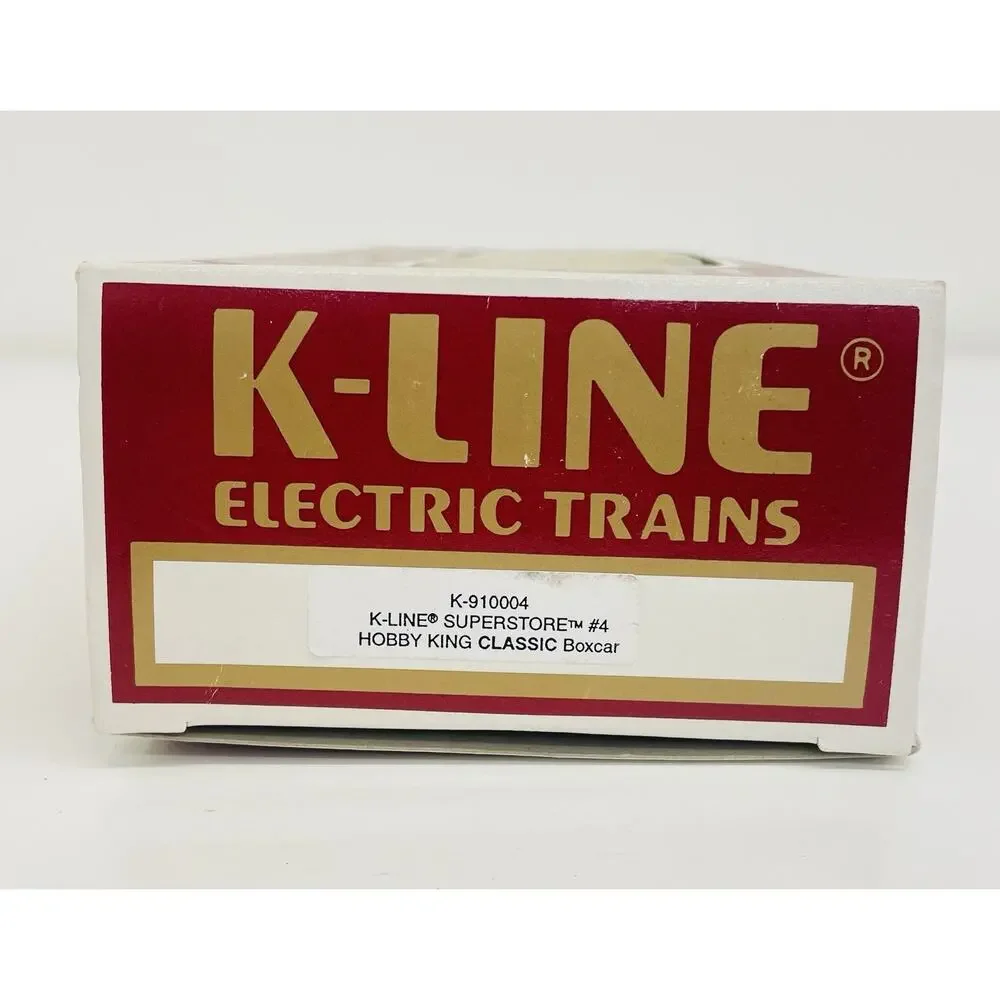 K-Line Superstore #4 Hobby King Brooklyn NY Classic Boxcar K-910004 LN